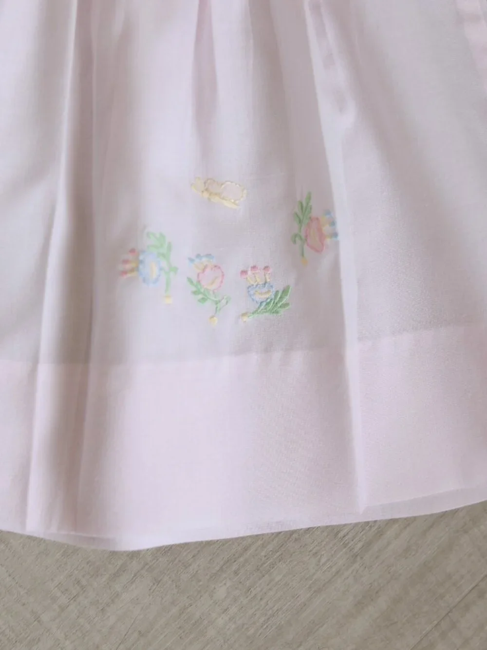 Pink Heirloom Dress with Bloomer Vintage Feltman Brothers Friedknit Butterfly 6M